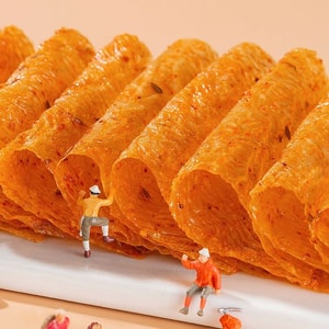 Spicy Soy Sheets 68g x 2 Bags Nostalgic Childhood Snack Irresistibly Savory & Spicy Classic Flavor