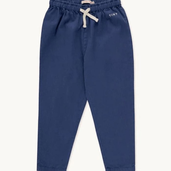 MOM LOVES ME 子供用 無地パンツ ロイヤルブルー 233 10歳