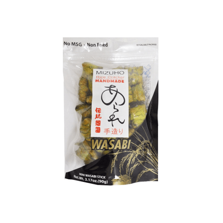 MIZUHO MIZUHO Mini Wasabi Rice Crackers 90g - Yami.com