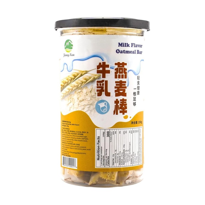 江南食品 牛乳燕麥棒 150g