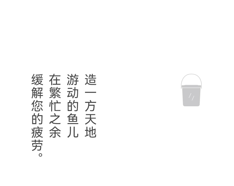 OLAYKS 鱼缸新款小型桌面办公便携式户外打氧无线注氧金鱼缸