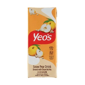 新加坡YEO'S杨协成 无添加雪梨川贝饮料 250ml
