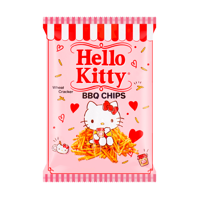【动漫好物】韩国产SANRIO三丽鸥 HELLOKITTY凯蒂猫香脆薯条 烧烤风味 100g
