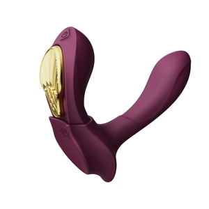 【超爽潤滑液限量贈送】ZALO AYA女用穿戴遙控跳蛋按摩棒 成人情趣用品玩具 紫