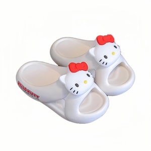 [중국에서 온 다이렉트 메일] SANRIO 어린이용 슬리퍼, 집, 욕실, 욕실용 귀여운 야외용 슬리퍼 - 헬로키티 사이즈 30-31, 1켤레* 예상 도착 시간 3-4주