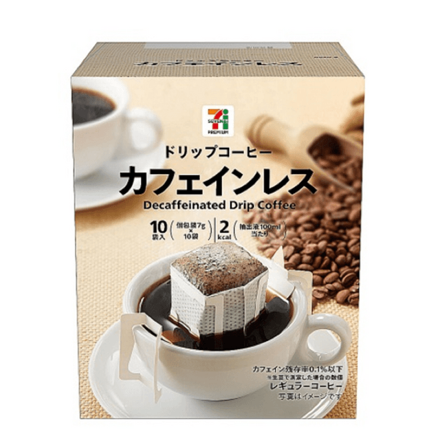 JAPAN SEVEN-ELEVEN Convenience Store decaffeinated coffee 10P
