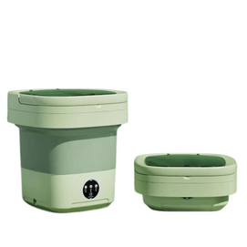 【中国直送】Qintaitai 折りたたみ洗濯機（大型）下着・靴下・ベビー服対応（抹茶グリーン）11L（1パック）