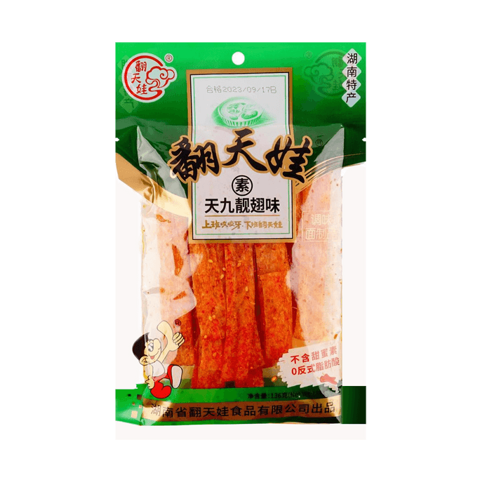 Vegetarian Tianjiuliangchi Flavor Latiao - Spicy Wheat Snack, 4.79oz