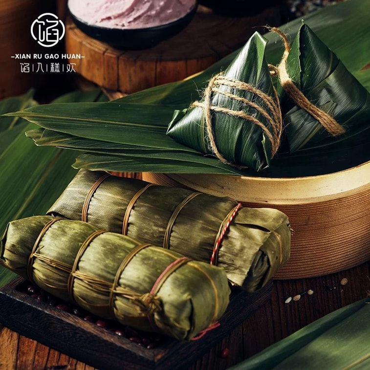 【中国直邮】 馅入糕欢 端午节粽子馅料红豆沙馅 500g 传统手工制馅工艺 豆香浓郁入口即化 糯米绝配 家庭包粽一袋搞定 6