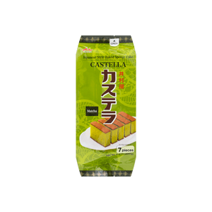 日本井村屋 CASTELLA 卡思甜乐蛋糕 抹茶味 7枚入 280g
