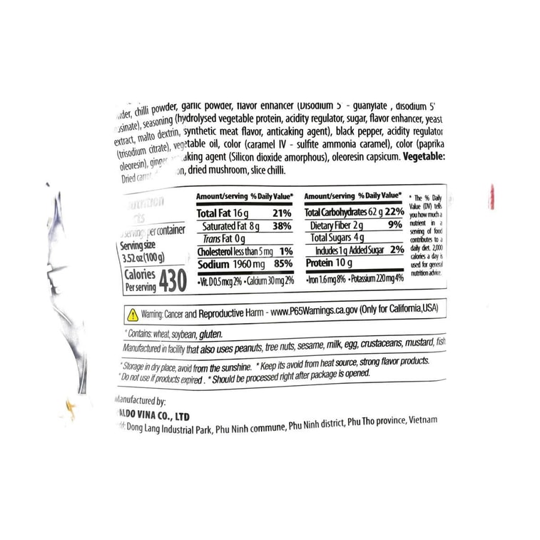 きのこ風味インスタント麺、3.53オンス、5個パック 3