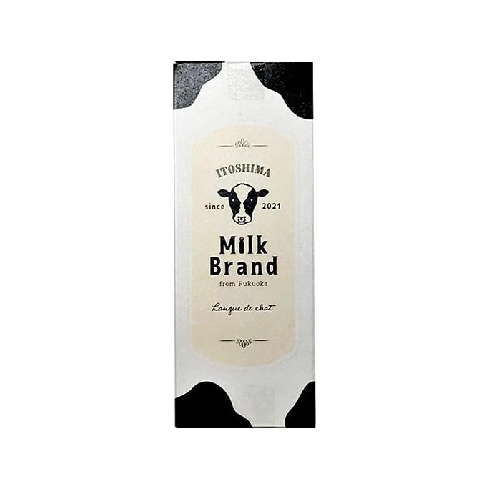 Hakata Fuubian Itoshima Milk Brand Langue de chat Cookies 9 pcs