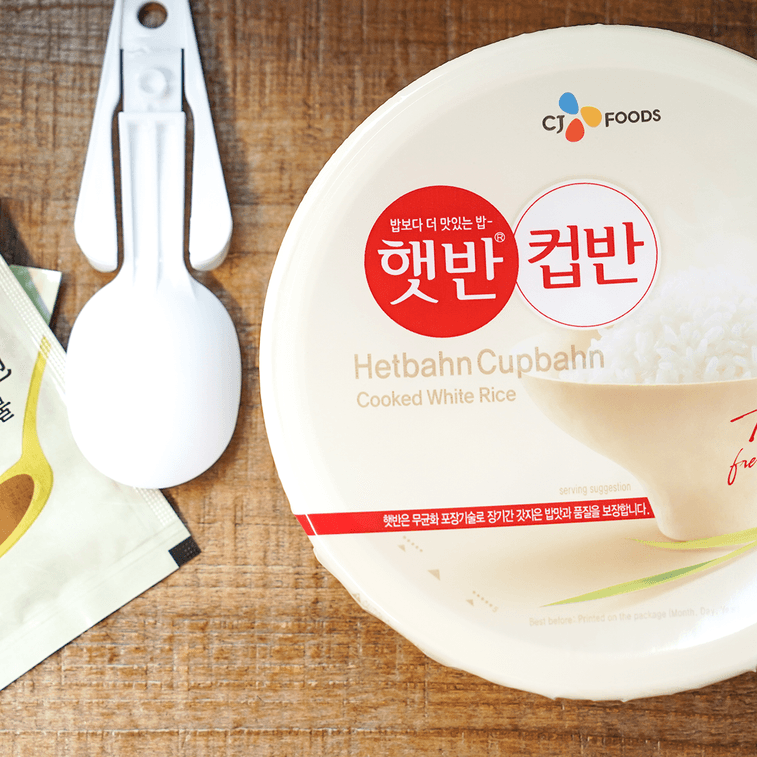 Cooked White Rice With Seaweed Soup Mix, Big Bowl, 5.82 oz 4