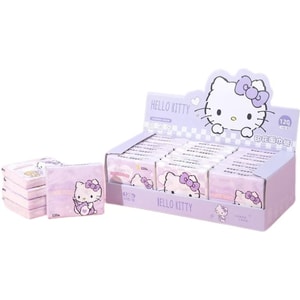 Sanrio Printed Tissue Portable Purple - Hello Kitty -1 Box Contains 24 Packs