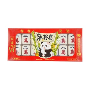 钻食王老五 熊猫花花麻将糕 玫瑰味 298g【超萌女明星花花联名!】【四川特产米糕】