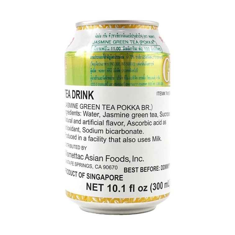 日本POKKA SAPPORO札幌 綠茶飲料 茉莉口味 罐裝 300ml 15