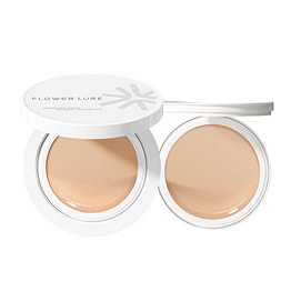 【中国直邮】 花间颂 晨雾贴贴气垫粉底霜 遮瑕持久保湿不脱妆粉底BB霜正品 象牙白 正装+替换装【适合白皮黄皮肤色】