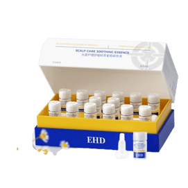 【中国直邮】 EHD 头皮护理舒缓精粹安瓶 精华液控油去屑清爽蓬松柔 6ml*14支/盒