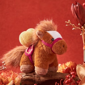 宋朝 香氛公仔系列 绒香薰包包车载挂件香氛钥匙扣【马上发财】