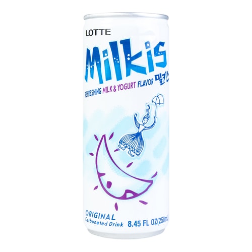 LOTTE Milkis Refreshing Milk and Yogurt Flavor 250ml - Yamibuy.com