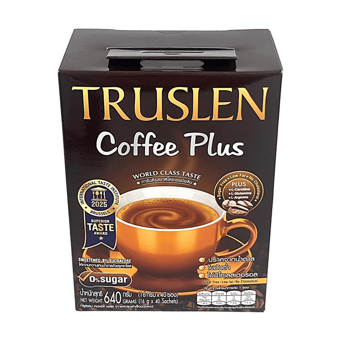 TRUSLEN 瘦身骨胶原蛋白咖啡 640g 【0糖低脂 荣获国际美味大奖】