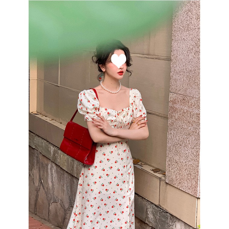 New Summer Bellflower Rose Dress XL Size 3