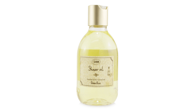 Sabon Shower Oil - Green Rose (Plastic Bottle) 300ml/10.5oz