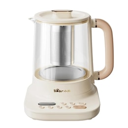BEAR小熊 养生壶 电热水壶烧水壶 静音煮水 1.0L 白色YSH-D10Y3