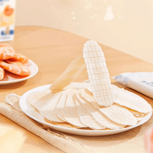 爷爷的农场 婴幼儿原味鲜虾片磨牙饼干香脆虾饼 无添加白砂糖 39g