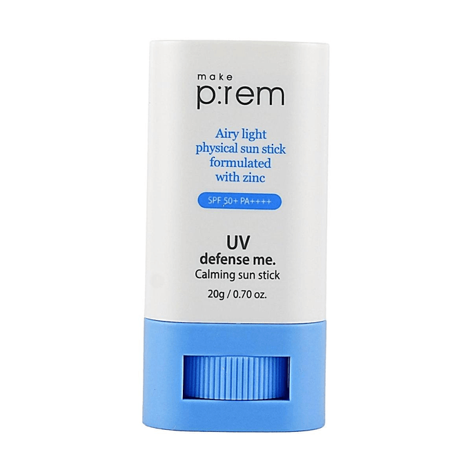 UV Defense Me Calming Sun Stick SPF50+ PA++++ 0.71 oz 휴대용 재도포 민감성 피부【이동 중 자외선 차단】