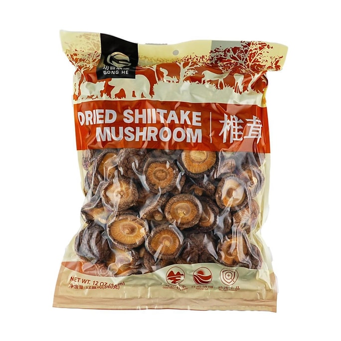 功合农产 椎茸 4-5cm 340g【煲汤菌菇干货】