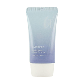韩国NUMBUZIN No.1玻璃肌匀净透亮水感防晒乳 妆前素颜霜 SPF50+ PA++++ 50ml 深层补水 焕白提亮 中性干性肌推荐 温和敏感肌适用