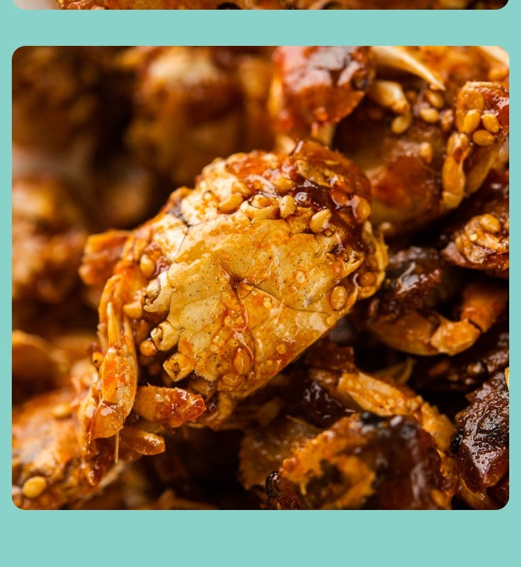 俏味良品 香辣海蟹即食休闲零食50g/袋