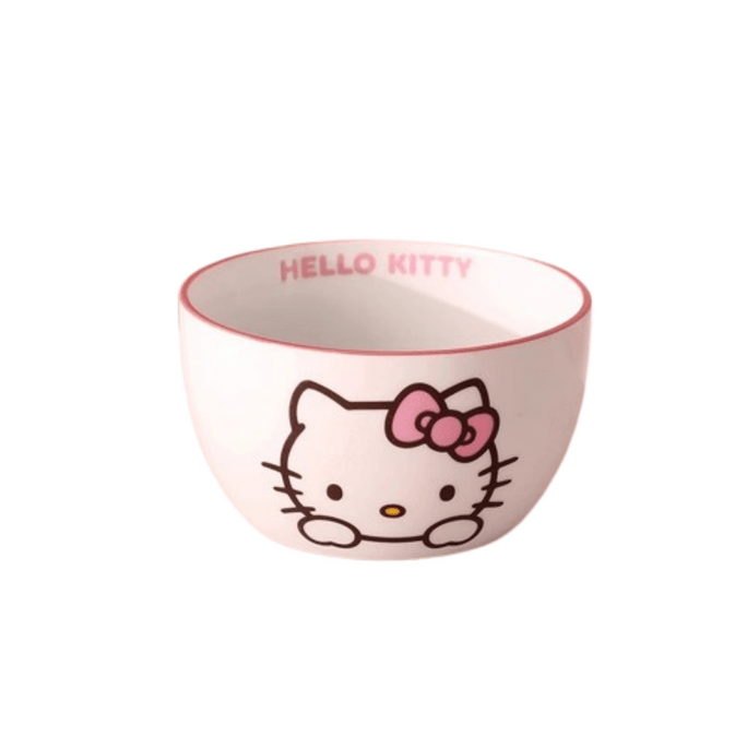 Ceramic Eating Rice Bowl Home Soup Noodle Bowl Cute Kids Single 4.5 inch Rice Bowl 