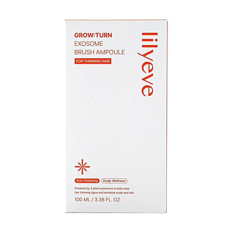 GROWTURN 헤어 성장 세럼 3.38 fl oz, 내장 마사지 브러시 및 엑소좀 기술 포함 5