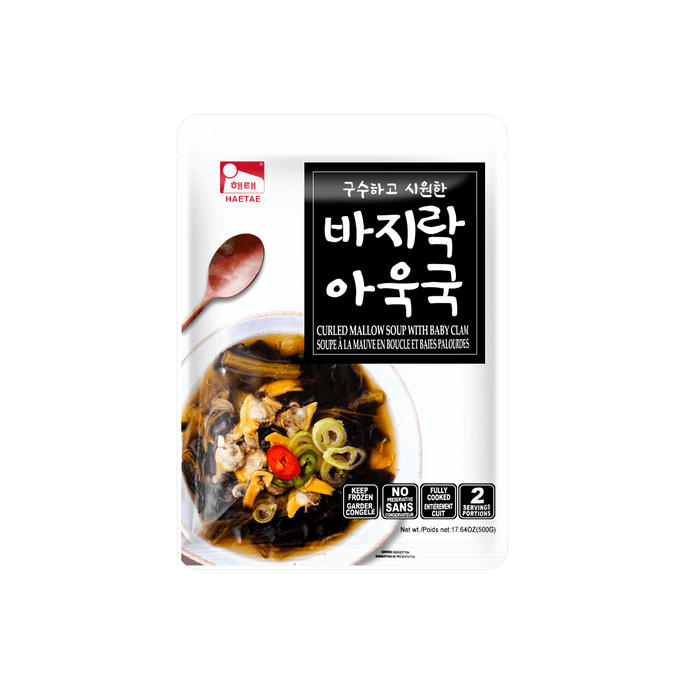 【冷冻】韩国HAITAI 鲜美蛤蜊锦葵汤 500g