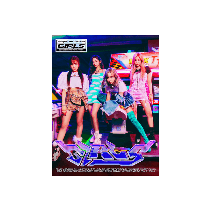 Aespa 2nd Mini Album [Girls] (Real World Ver.) K-pop Music Album