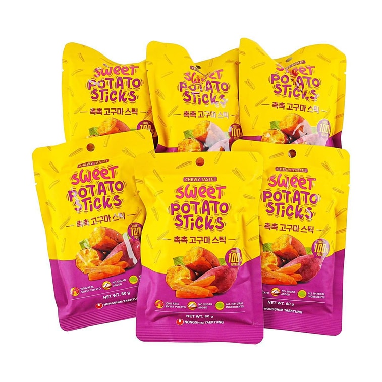 韩国NONGSHIM农心 红薯干 8袋入 480g 3