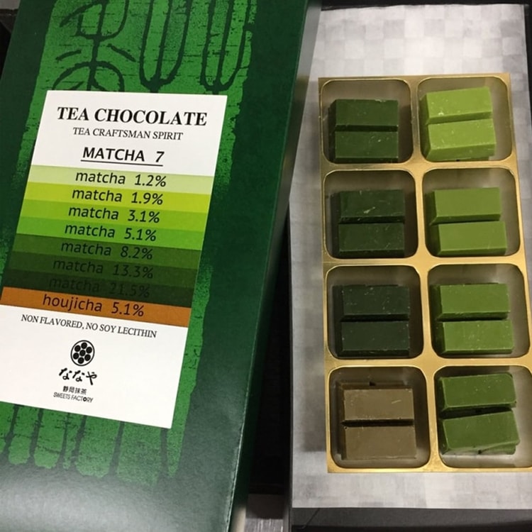 【SNSで話題】 抹茶チョコ PREMIUM MATCHA7 スティック ななや PREMIUM MATCHA 7 スティック型チョコ8種×各2本入り（ご購入3個