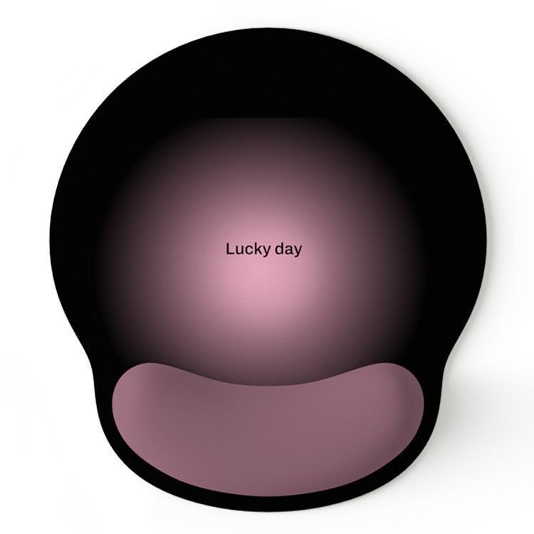 【中国直邮】 智家优选 奢华高级渐变黑紫护腕鼠标垫男女手腕垫办公室笔记本电脑键盘手托1*套