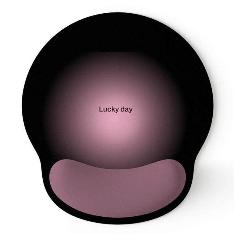 【中国直邮】 智家优选 奢华高级渐变黑紫护腕鼠标垫男女手腕垫办公室笔记本电脑键盘手托1*套 3