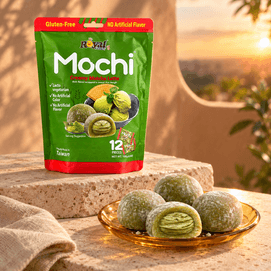 Rich Matcha Latte Mochi 6.35oz【Soft and Chewy】【Rich Matcha】【Japanese Dessert】