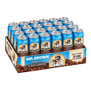 Vanilla Iced Coffee, Ready-to-Drink Cans, 8.12 fl oz (240 Ml), Pack Of 24