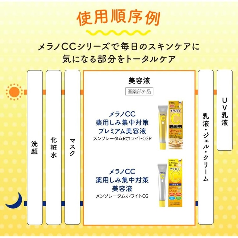 日本 ROHTO乐敦 [直邮]   Melano CC嫩白祛暗沉祛痘印淡斑 药用美白精华美容液 20ml 4