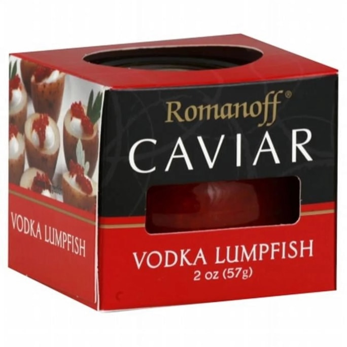 Caviar Lumpfish Red Vodka 2 oz (57 G)