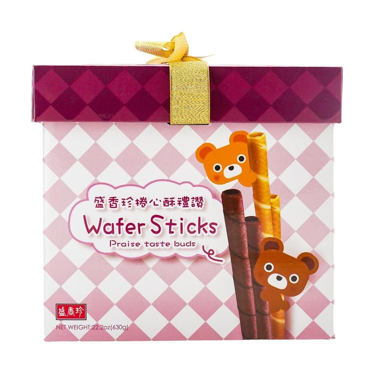 Wafer Pastry Gift Box Hazelnut Chocolate & Milk , 22.22 oz 6