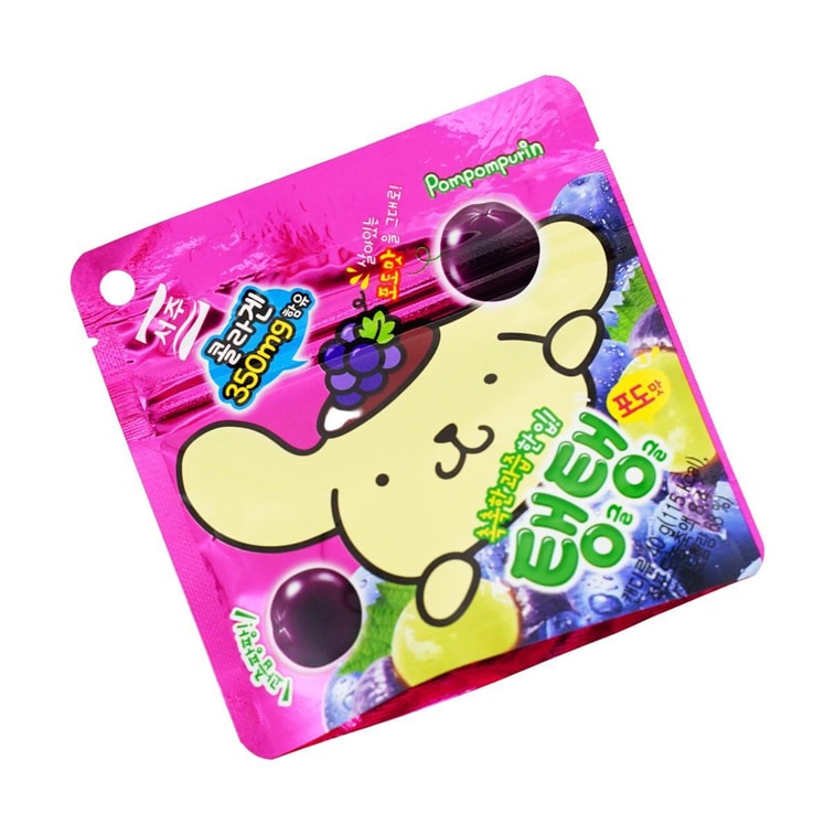 Sanrio Pompompurin Tang Tang Jelly Gummy Candy Grape Flavor, 1.41 oz 4