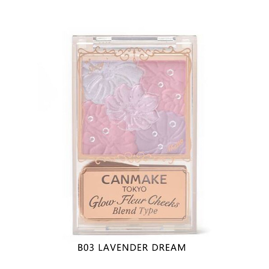 【日本直郵】 日本 CANMAKE 井田 五色花瓣 腮紅 B03 薰衣草之夢 5.3g