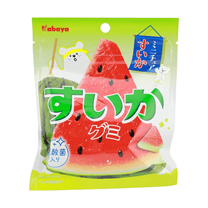 乳酸菌入りスイカ型グミ 1.76 oz【乳酸菌入り】【スイカ型】