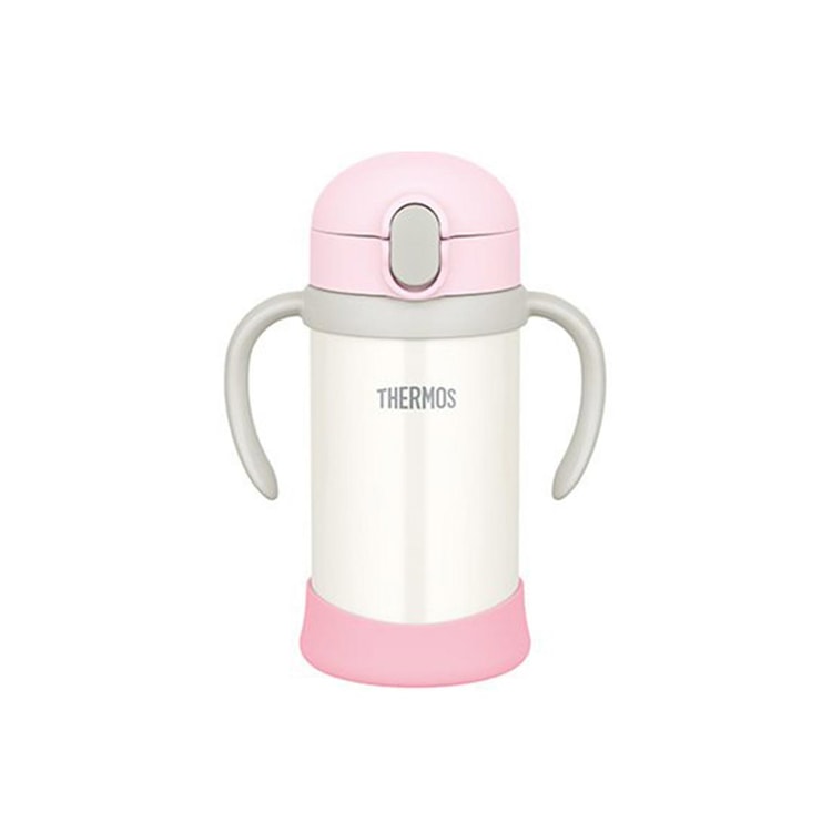 Thermos Bottle Baby Straw Mug Pink FHV-350